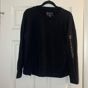 Beyond Yoga x Pure Barre crewneck with slit